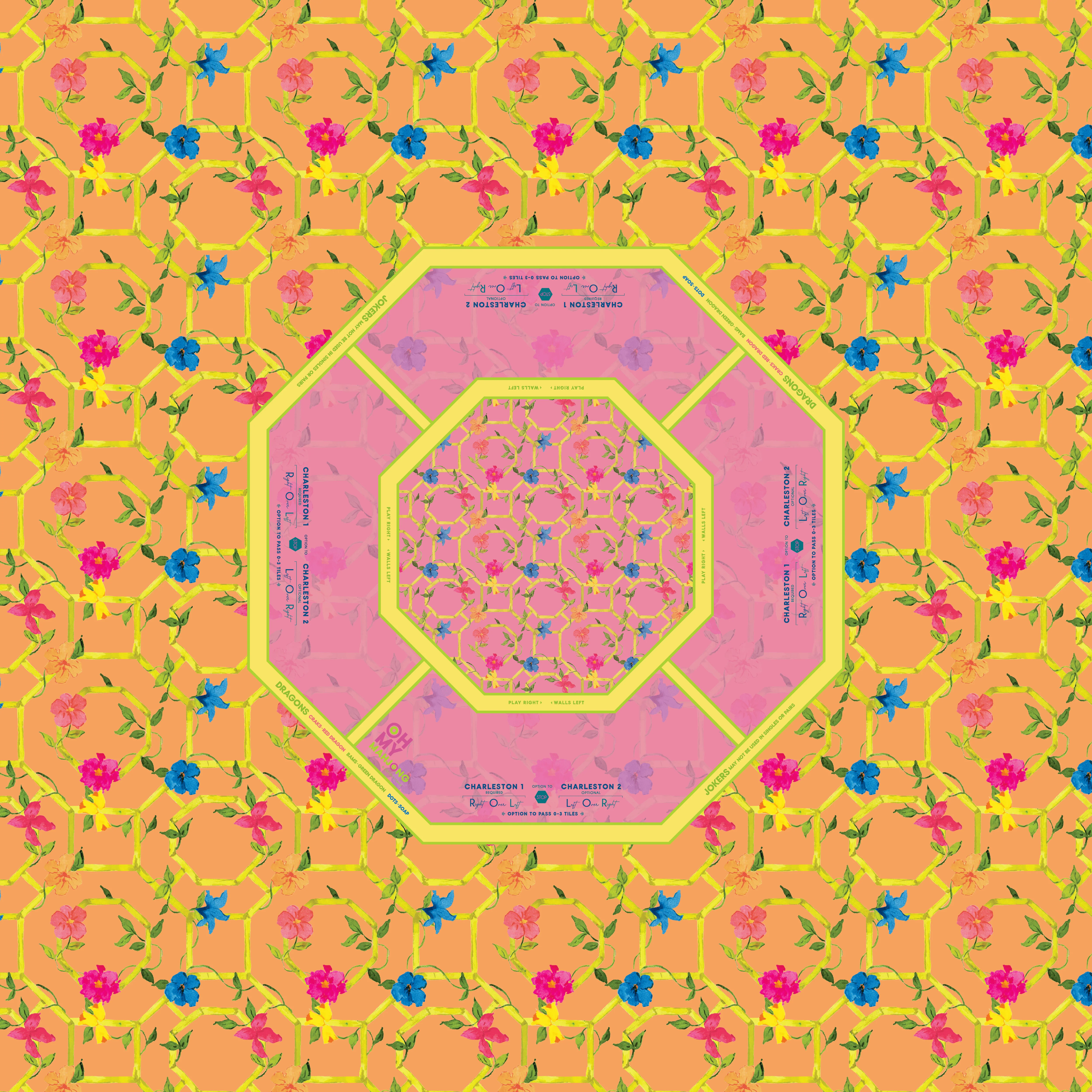 Bagua Blossom Mahjong Tablecloth - Image 6