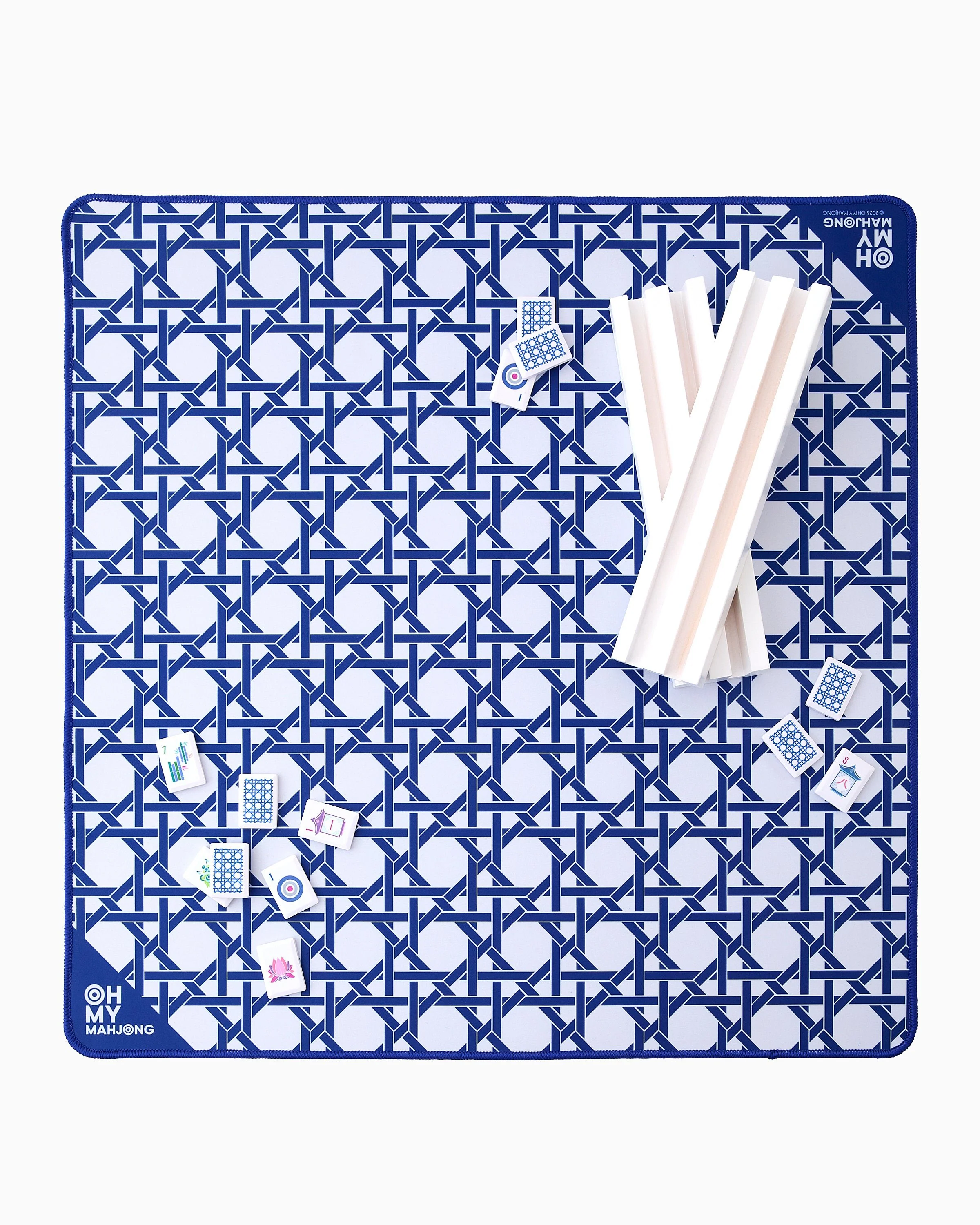 Mini Blue Cane Mat - Image 2
