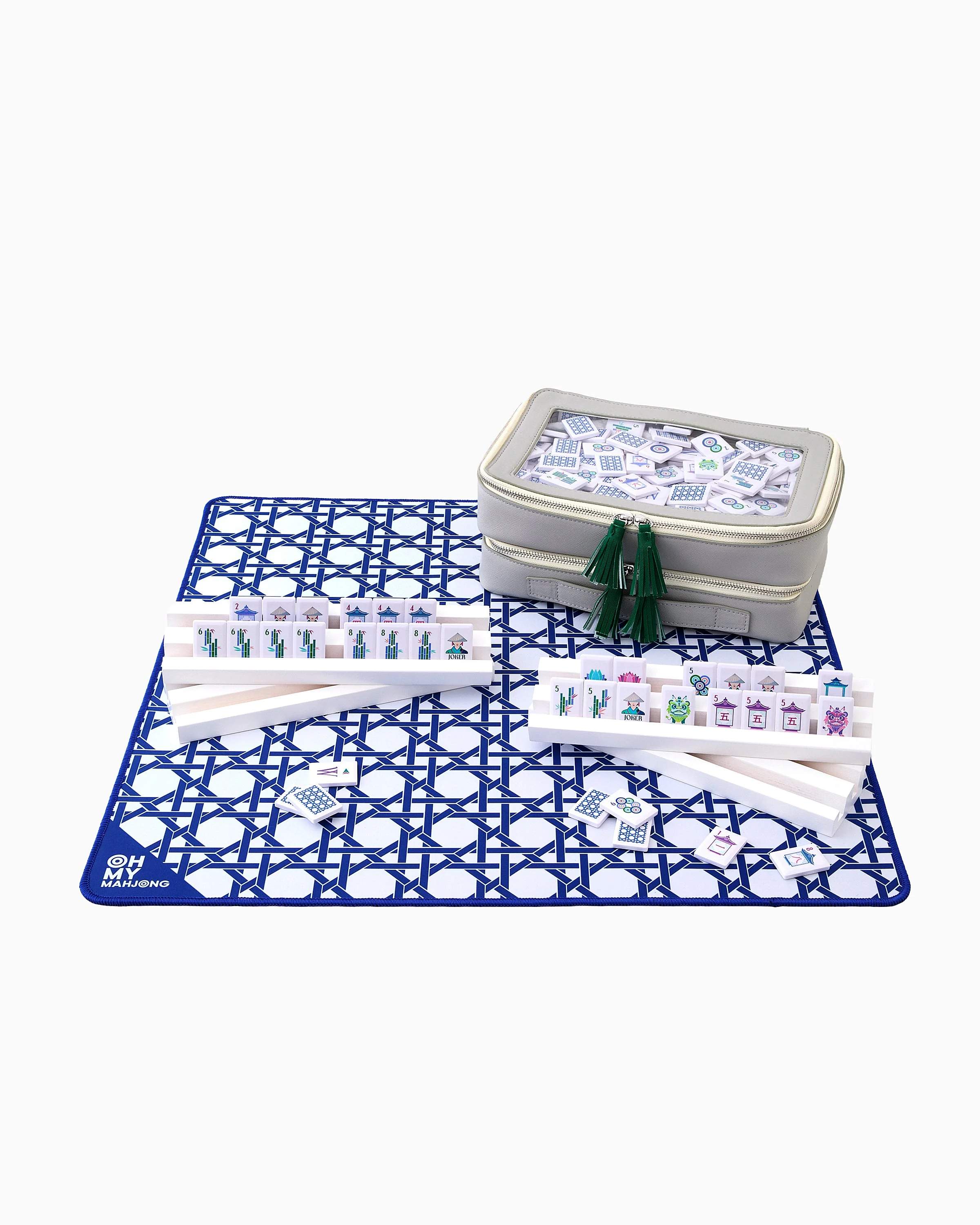 Mini Blue Cane Mat - Image 4