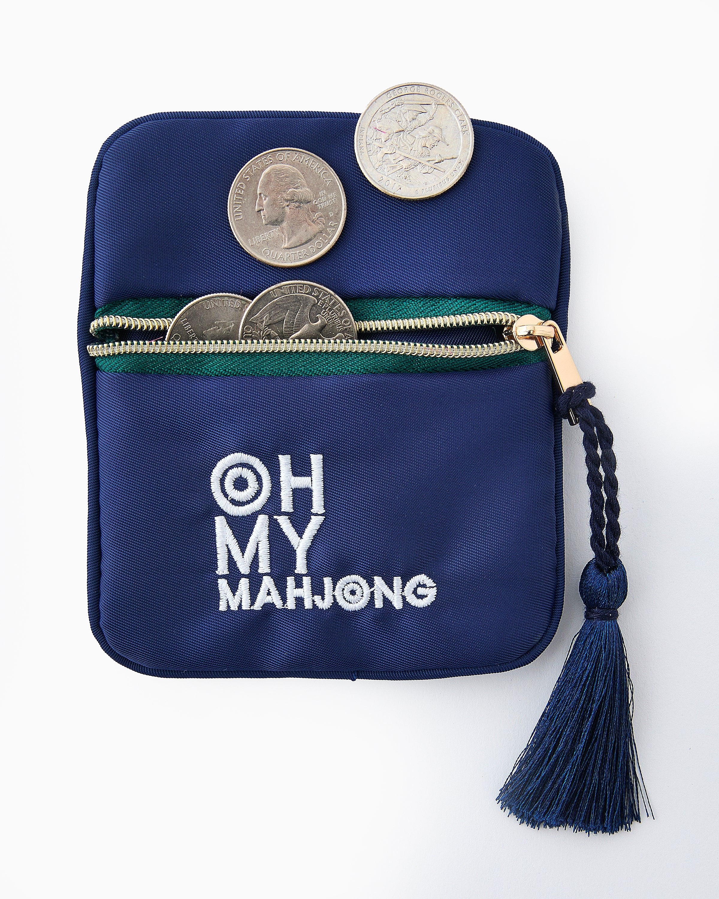 Blue Coin & Dice Bag - Image 3