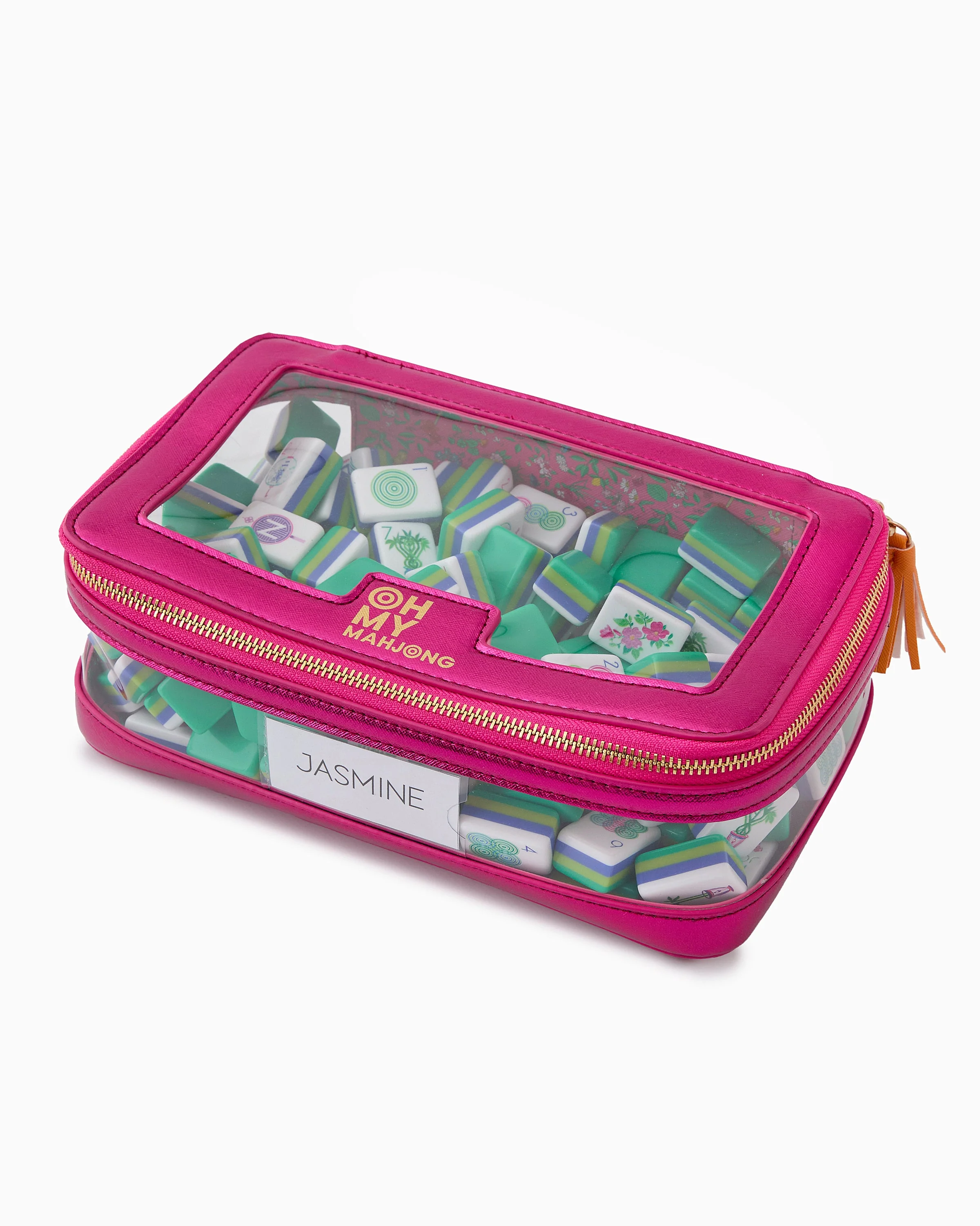 Metallic Pink Tile Storage Bag - Image 3